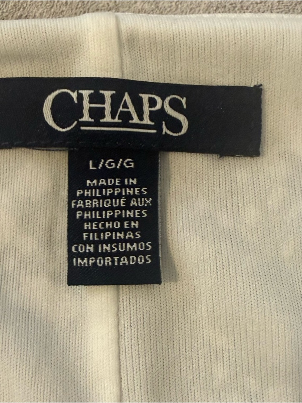 NWT Chaps Black White Abstract Ruched Sheath Dress Size Large - Picture 8 of 9